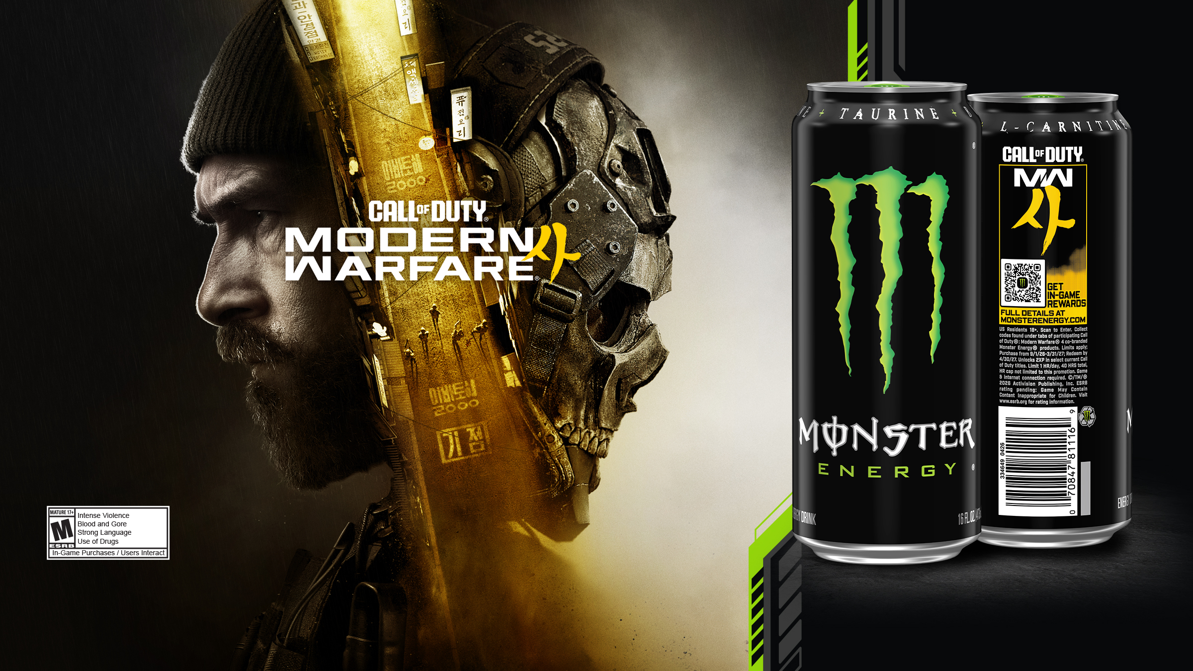 Monster Energy x Call of Duty®: Modern Warfare 4® Promotion